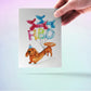 Wiener Balloons Dog Birthday Card Funny - Dachshund Doxie Birthday Party