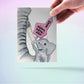 Elephant New Mum Happy Birthday Mom Birthday Card