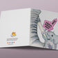 Elephant New Mum Happy Birthday Mom Birthday Card