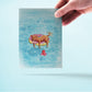 Summer Time Dog Swimming Pool Party Cards For Friends, Cute Summer Birthday Cards For Him, Summer Vibes Gifts For Her