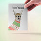 Feliz Navidad Llama Christmas Cards Funny - Ugly Holiday Sweater - Llama Fleece Navidad