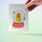 Funny Christmas Cards - Peas On Earth For Golden Retriever Dogs Lovers Gifts