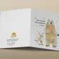 Polar Bear Funny Mother's Day Card - Like Mother Like Daughter Oh Yeah - Bear Mama And Baby Cub Dance