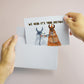 Llamas Couple Funny Birthday Card For Friend - We Herd It's Your Birthday