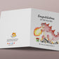 Godzilla Funny Housewarming Card For Friends, Funny New Home Cards For Him, First Homeowner Gifts For Couple, Moving House Congrats For Her