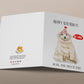 Samoyed Dog Funny 30th Birthday Card In Dog Years You'd Be Dead