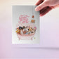 Spa Day Dog Mom Card - Treat Yo Self - Funny Mothers Day Card
