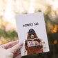 Funny Father's Day Card - Wonder Dad Birthday Card - Grizzly Bear Dad Joke