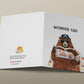 Funny Father's Day Card - Wonder Dad Birthday Card - Grizzly Bear Dad Joke