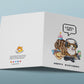 Cat Gamer Happy Birthday Cards For Boyfriend - Video Games Level Up