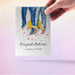 Dog Funny Wedding Card Funny - Congratulations Card For Friends - Tie The Knot - Golden Retriever Puppy Caught Tail