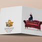 Naughty Black Cat Birthday Cards Funny - Couch Scratch Cats Gift