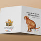 Naughty Lab Dog Birthday Card Funny - Squeeze Massive Surprise For Dog Lovers - Birthday Gifts From The Dog