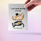 Netflix And Chill Cat Valentines Card For Boyfriend - I Love Doing Nothing With You