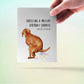Naughty Lab Dog Birthday Card Funny - Squeeze Massive Surprise For Dog Lovers - Birthday Gifts From The Dog