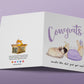 Pug New Baby Shower Card Funny - Shit Just Got Real - Congratulations For New Mom Gifts