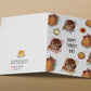 Funny Thanksgiving Cards Pack - Fall Holiday Greeting Cards Set For Friends