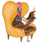 Happy Thanksgiving Turkey Cards Funny - Fall Seasons Greeting Card Set