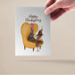 Happy Thanksgiving Turkey Cards Funny - Fall Seasons Greeting Card Set