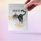 Cat Anniversary Card For Boyfriend - I Knead You I Love Card For Husband
