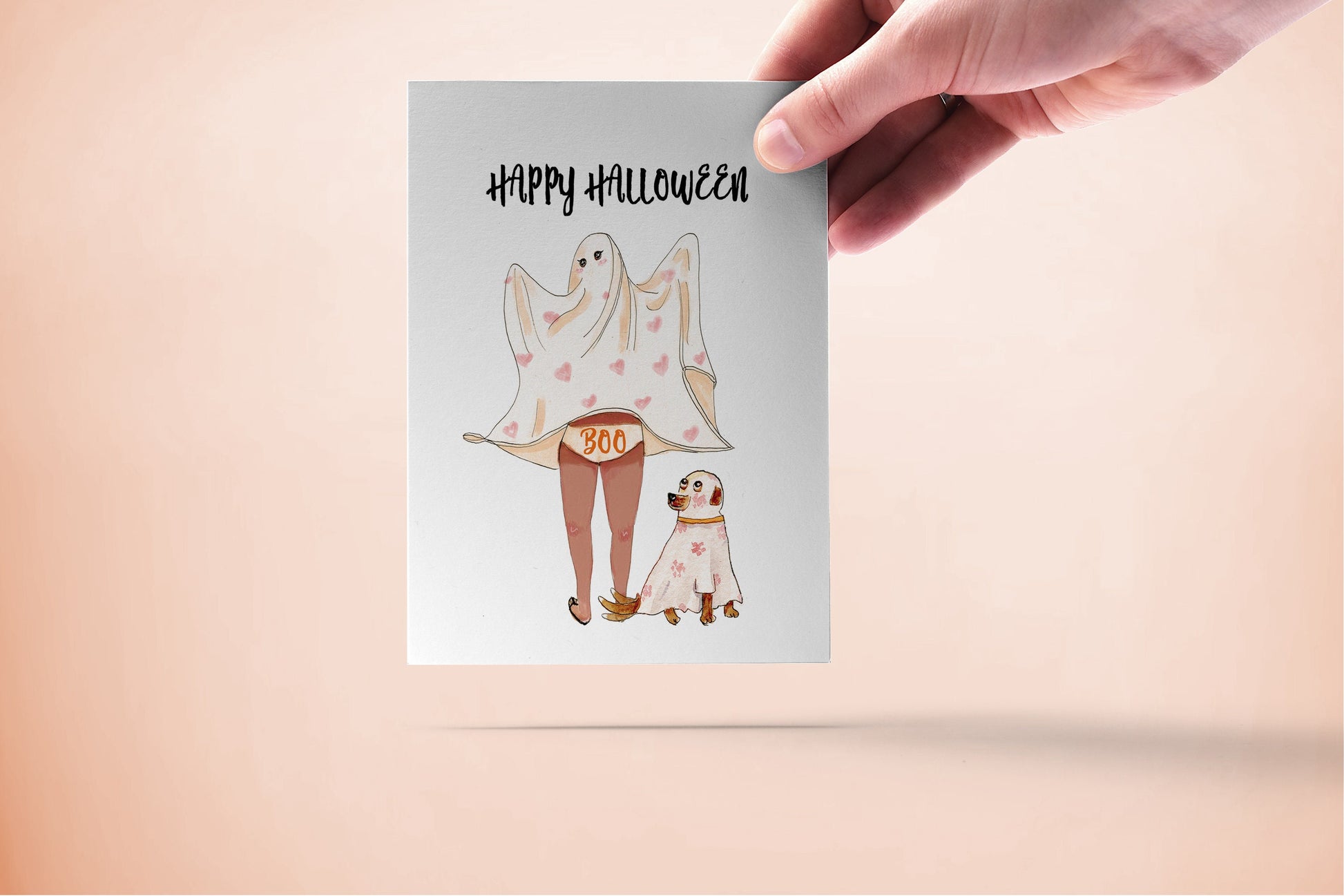 Funny Halloween Cards For Boyfriend - Boo Booty Love Card From Girlfriend