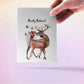 Deers Couple Wedding Cards Funny Puns - Deerly Beloved - Wedding Anniversary Cards For Husband