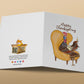 Happy Thanksgiving Turkey Cards Funny - Fall Seasons Greeting Card Set