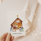 O Holy Night Christmas Cards - Cat Nativity Scene Religious Card