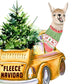 Llama Christmas Card Funny - Feliz Navidad - Alpaca Holiday Cards For Best Friends