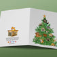 Dog Christmas Card Funny - Dogs Christmas Tree Ornaments - Dachshund Corgi Labrador Retriever Pug Pitbull Dog Lovers