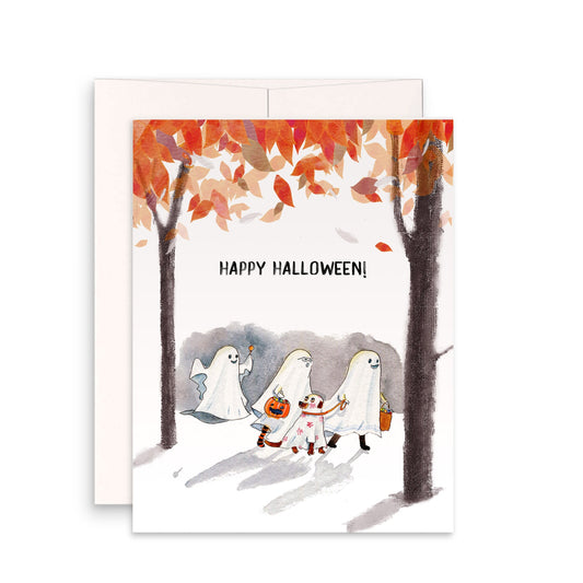 Trick Or Treat - Cute Halloween Cards For Best Friend - Fall Greetings