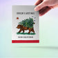 Season's Greetings From California Bear Christmas Card