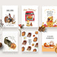 Funny Thanksgiving Cards Pack - Fall Holiday Greeting Cards Set For Friends