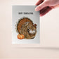 Maul Pallas Cat Thanksgiving Cards Funny - Turkey Fall Seasons Greeting Card Set