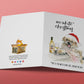White Christmas Card Funny - Punny Holiday Wine Card For Friends