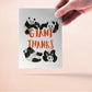 Giant Panda Bear Funny Thank You Cards For Friends - Baby Shower Thank You Gift