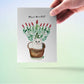 Gardener Cat Menorah Hanukkah Cards Set - Unique Chanukah Art