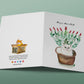 Gardener Cat Menorah Hanukkah Cards Set - Unique Chanukah Art