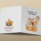 Hamster A Toast To The Host - Shower Hostess Thank You Card Funny