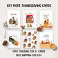 Cat Thanksgiving Cards Funny - Tabby Cats Lovers Thanksgiving Holiday Greeting Card Set For Best Friend