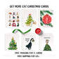 Funny Cat Christmas Cards - 12 Days Of Christmas Gifts For Cat Lovers - Handmade By Liyana Studio Greeting Cards