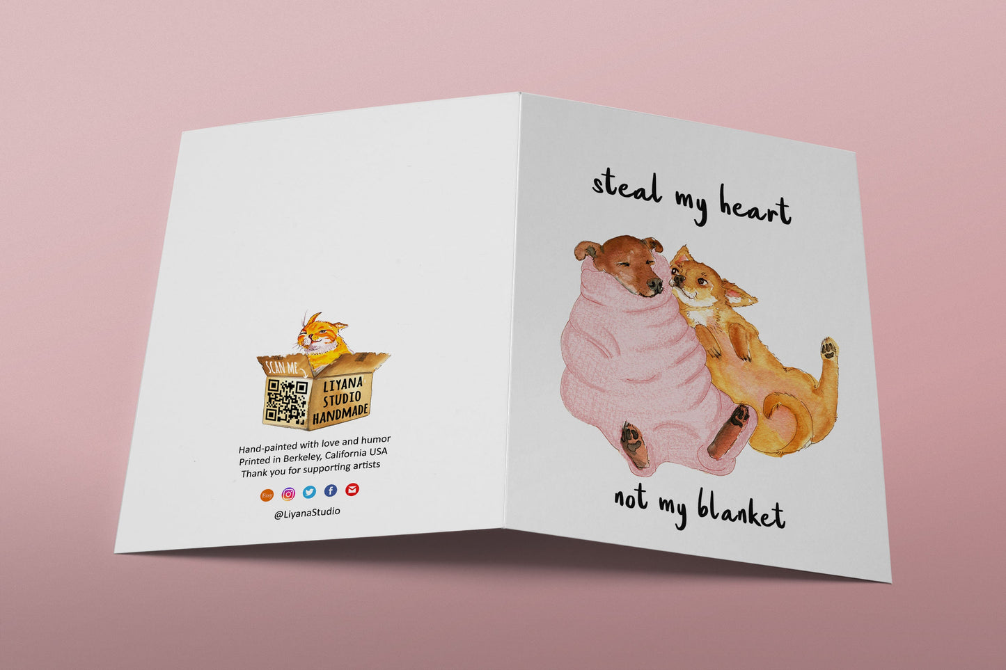 Funny Anniversary Card For Husband - Chihuahua Valentines Card From The Dog - Valentines Gifts For Her
