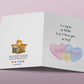 New Dad Valentines Day Card From Wife - Heart Candy Valentines Gift For Mom To Be - Love Card From Baby Kid First Valentine Day Cards