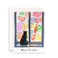 Happy New Year Cards 2022 - Black Cat New Year Eve Fireworks Gifts For Mom