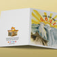 Funny Goat Encouragement Cards For Best Friends - Greatest Of All Time - Baby Goat Card For Her