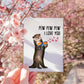 Dart War Otter Anniversary Card For Husband - Pew Pew I Love You Card For Girlfriend - Funny Valentines Day Card For Boyfriend