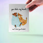Funny Anniversary Card For Husband - Chihuahua Valentines Card From The Dog - Valentines Gifts For Her