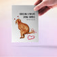 Naughty Lab Dog Valentines Day Card Funny - Squeeze Massive Surprise For Dog Lovers - Anniversary Gifts From The Dog