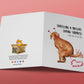 Naughty Lab Dog Valentines Day Card Funny - Squeeze Massive Surprise For Dog Lovers - Anniversary Gifts From The Dog