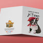 frenchie valentines card - Je t'aime French I Love You - Funny Anniversary Card For Wife - French Bulldog Mom Gift